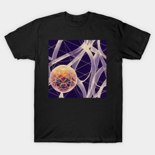 Sacred Geometry Crystal Pattern T-Shirt